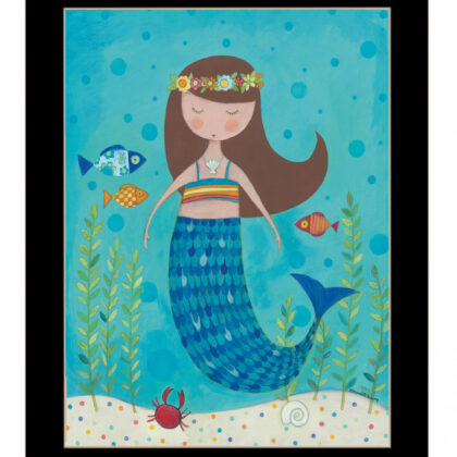 Under The Sea 5 Black Framed Print Wall Art