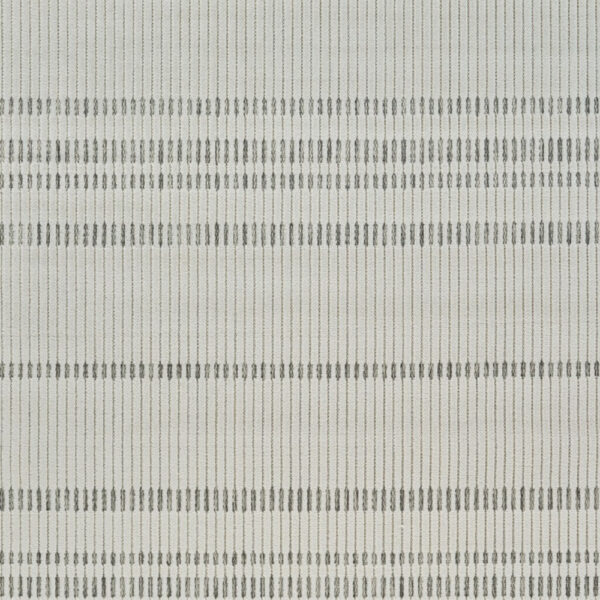 5' X 7' Cream and Beige Striped Distressed Indoor Outdoor Area Rug