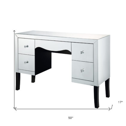 50" Mirrored Vanity Table