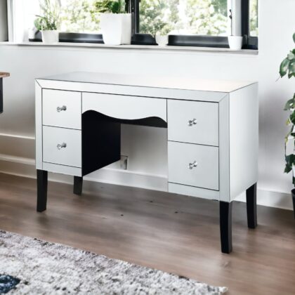 50" Mirrored Vanity Table