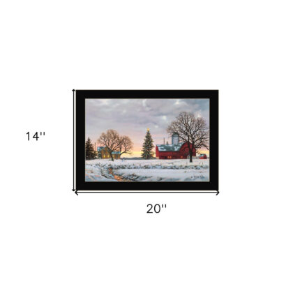 Morning Calls Black Framed Print Wall Art