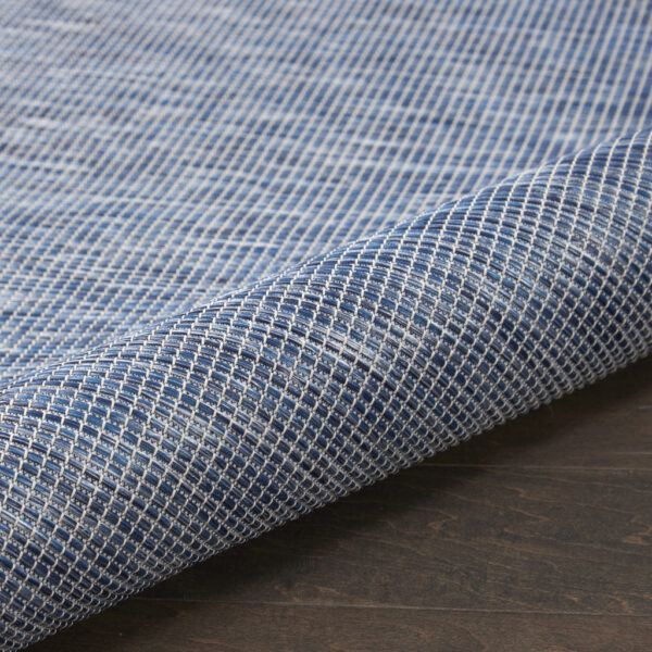 9' X 12' Navy Blue Indoor Outdoor Area Rug