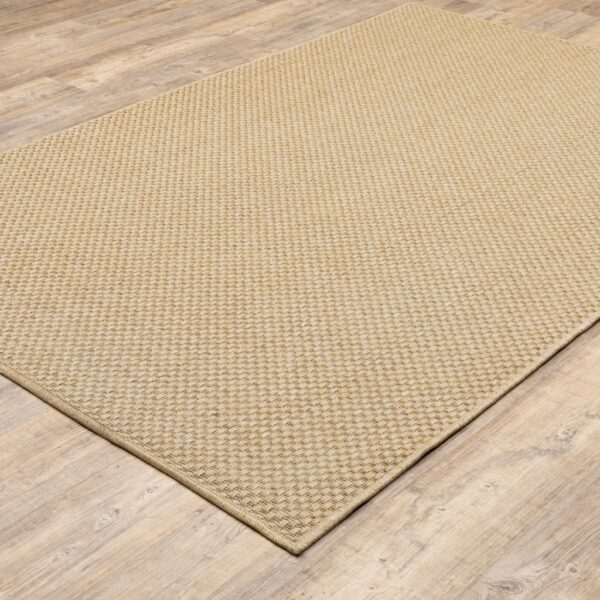 5' x 8' Beige Indoor Outdoor Area Rug