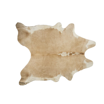 5' x 7' Brown and White Cowhide Hand Knotted Area Rug