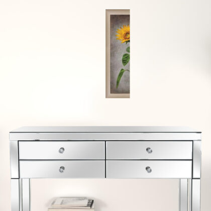 Sunflower II Brown Framed Print Wall Art