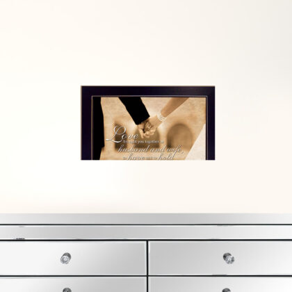 To Have And To Hold 1 Black Framed Print Wall Art