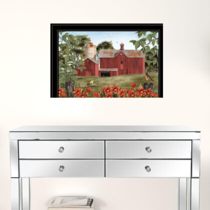 Summer Days 7 Black Framed Print Wall Art