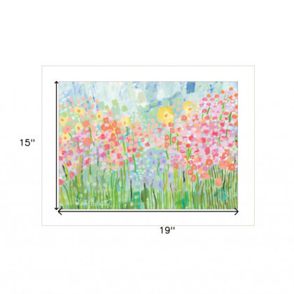 Growing Things No 4 White Framed Print Wall Art