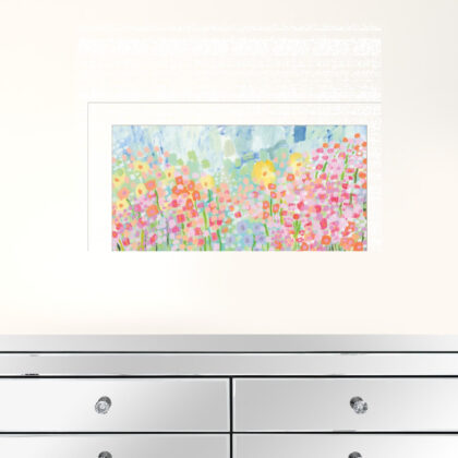 Growing Things No 4 White Framed Print Wall Art