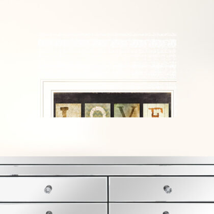 Love One Another 1 White Framed Print Wall Art