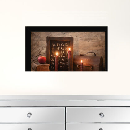 School Nights 1 Black Framed Print Wall Art