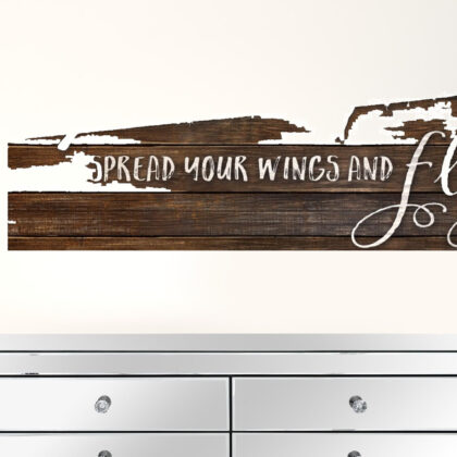 Set Of Two Spread Your Wings 1 White Framed Print Wall Art