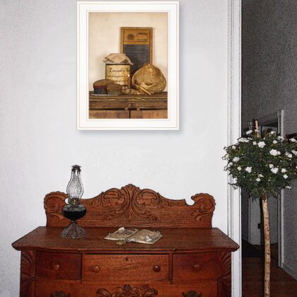 Laundry Soap 1 White Framed Print Wall Art