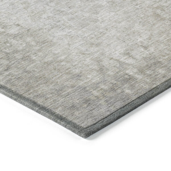 8' X 10' Beige Washable Non Skid Indoor Outdoor Area Rug