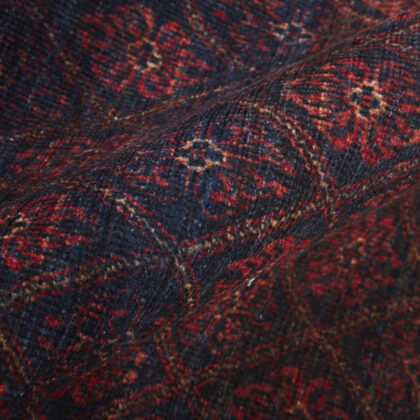 2' X 3' Red And Gray Striped Power Loom Area Rug
