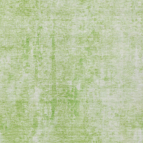 10' X 14' Green Abstract Washable Indoor Outdoor Area Rug