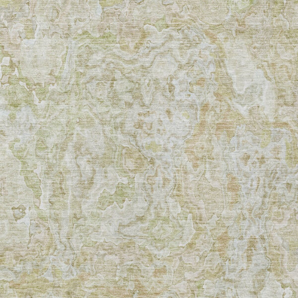 8' X 10' Beige Tan And Taupe Abstract Washable Indoor Outdoor Area Rug