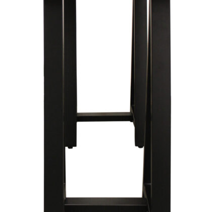 50" Natural and Black Solid Wood A Frame Console Table