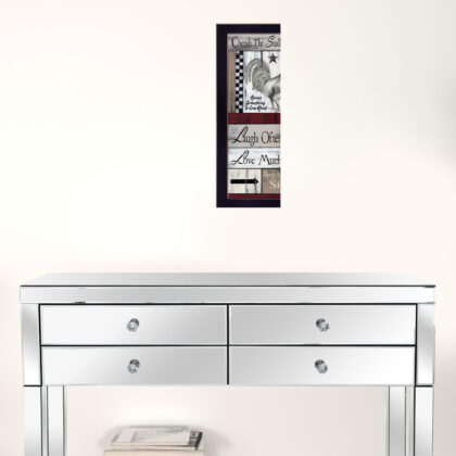 Cherish The Small Things 2 Black Framed Print Wall Art