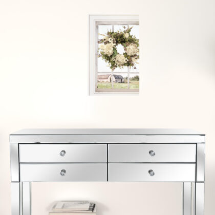 Pleasant View 2 White Framed Print Wall Art