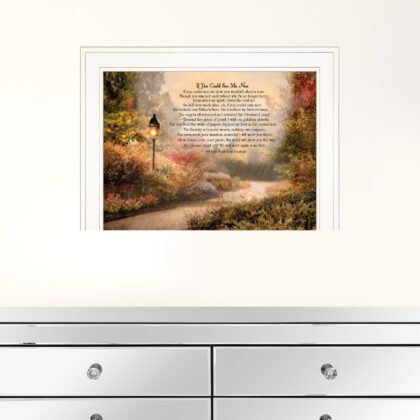 If You Could See Me Now 4 White Framed Print Wall Art