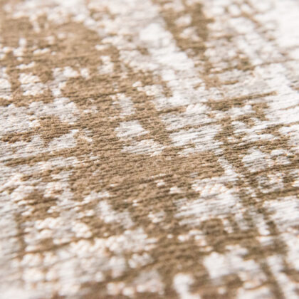 5' x 7' Gray and Beige Abstract Non Skid Area Rug