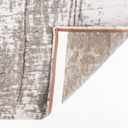 5' x 7' Gray and Beige Abstract Non Skid Area Rug