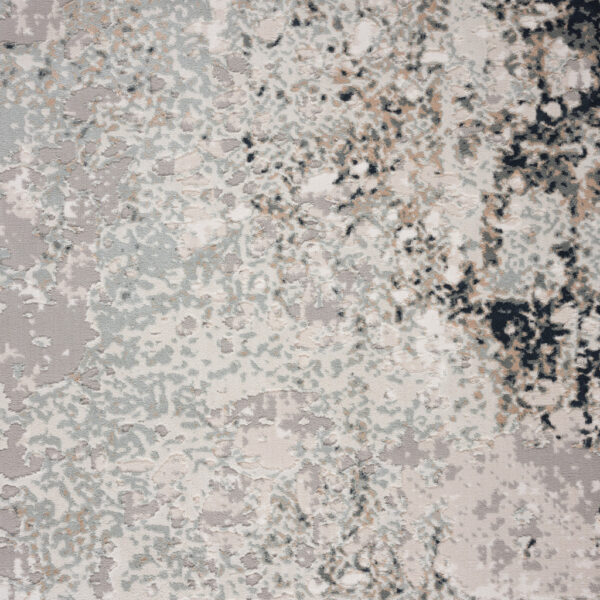 8' X 10' Gray Cream And Taupe Abstract Stain Resistant Area Rug