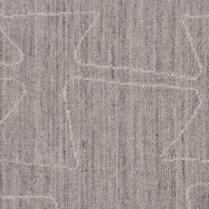 8' X 10' Gray Taupe And Ivory Abstract Hand Woven Area Rug