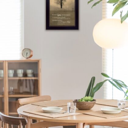 Its All About Love Black Framed Print Wall Art