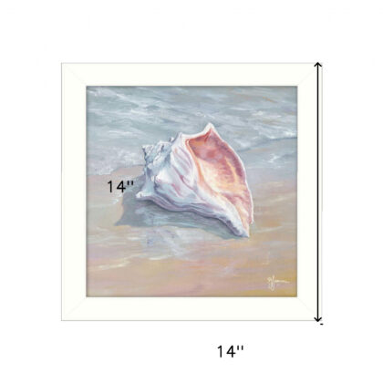 Whelk White Framed Print Wall Art