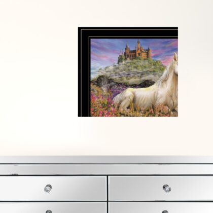 Set Of Two Unicorns For You 2 Black Framed Print Wall Art