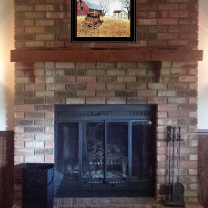 Granddads Old Truck 3 Black Framed Print Wall Art