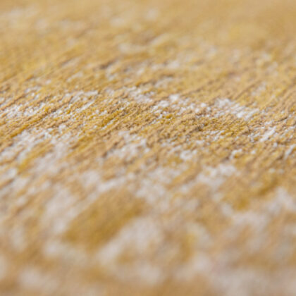 3' X 5' Orange and White Medallion Non Skid Area Rug