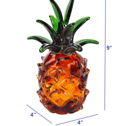 10 Mouth Blown Pineapple Art Glass