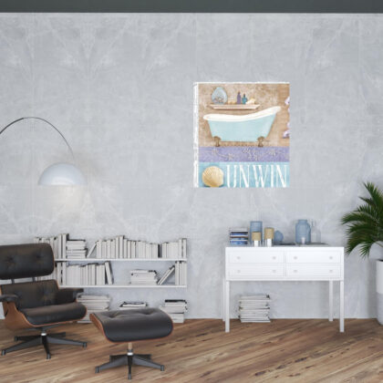 Set Of Three Shells Ii White Framed Print Bathroom Wall Art