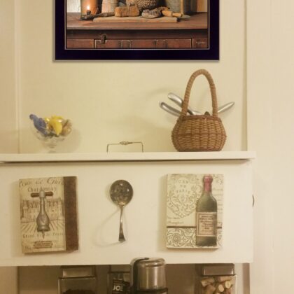 By Grace 1 Black Framed Print Wall Art
