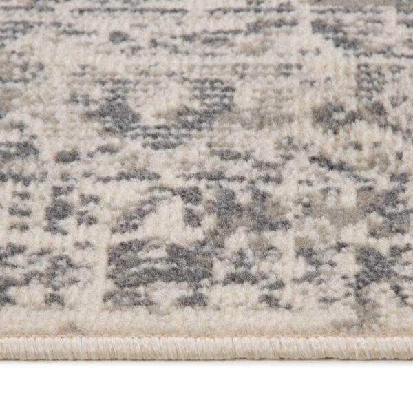 9' x 12' Gray Medallion Power Loom Area Rug