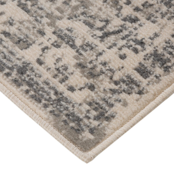 9' x 12' Gray Medallion Power Loom Area Rug