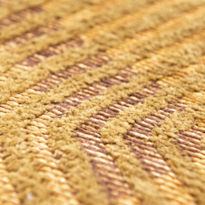 7' x 9' Yellow Abstract Non Skid Area Rug