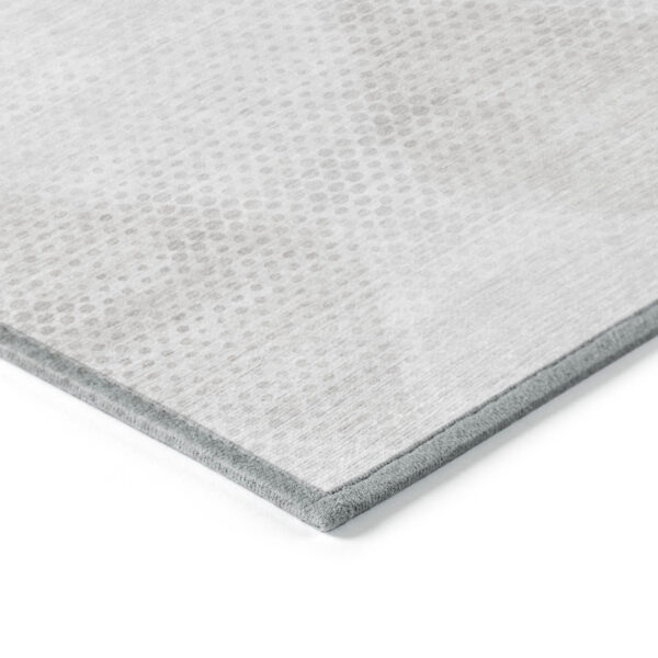 2' X 3' Ivory Geometric Washable Non Skid Indoor Outdoor Area Rug