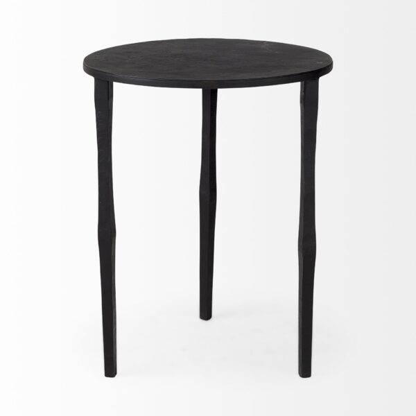 Minimal Black Iron Side Table