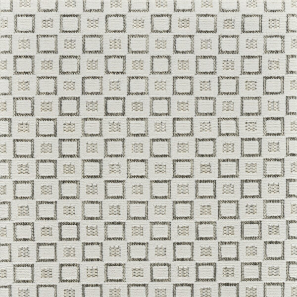 3' X 5' Cream and Beige Geometric Distressed Indoor Outdoor Area Rug