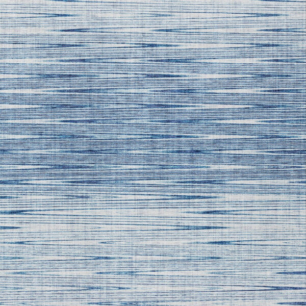 10' X 14' Navy Blue And Sky Blue Abstract Washable Indoor Outdoor Area Rug