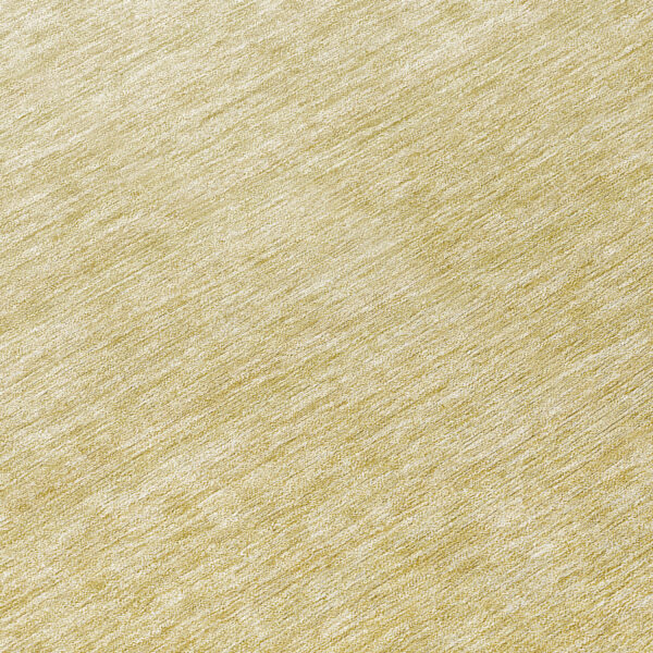 8' Wheat Gold And Tan Round Ombre Washable Indoor Outdoor Area Rug