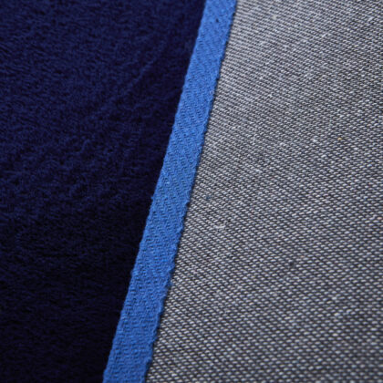7' x 10' Navy Blue Faux Fur Shag Non Skid Area Rug