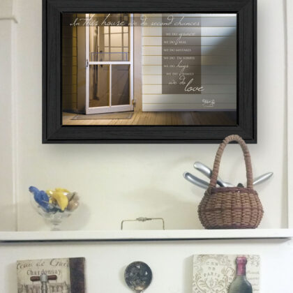 Second Chances 2 Black Framed Print Wall Art
