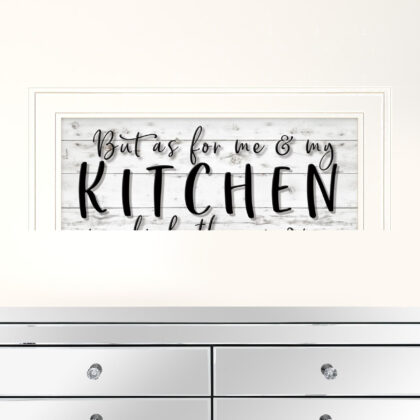 We Lick The Spoon 1 White Framed Print Wall Art