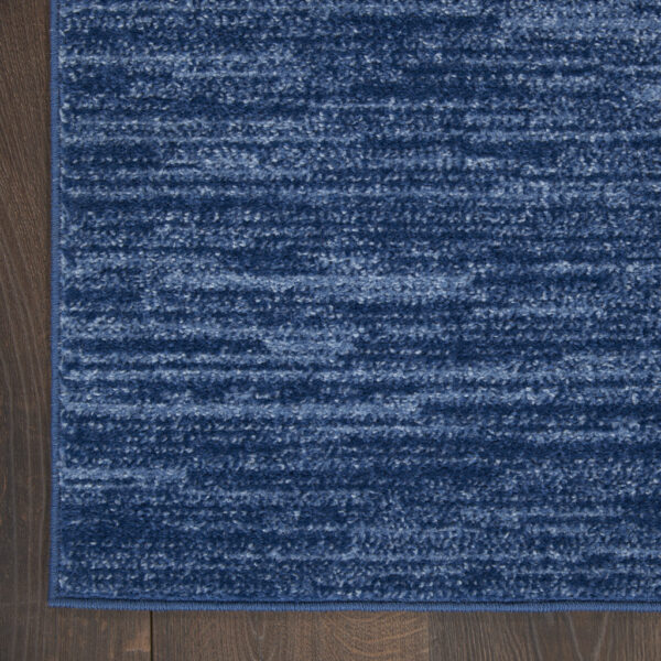 8' X 11' Navy Blue Indoor Outdoor Area Rug