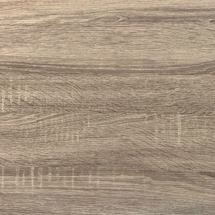 22" Taupe and Black Writing Desk With Two Drawers